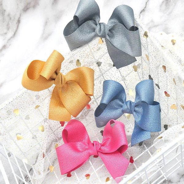 hair accessories children's girls bright silk bow hairpins baby little cute headdress bangs clip, Slivery;white
hair accessories children's girls bright silk bow hairpins baby little cute headdress bangs clip, Slivery;white