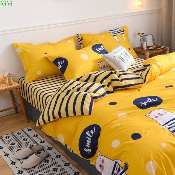 bedding sets autumn and winter four-piece single bed quilt cover three-piece set of 4 pieces
bedding sets autumn and winter four-piece single bed quilt cover three-piece set of 4 pieces