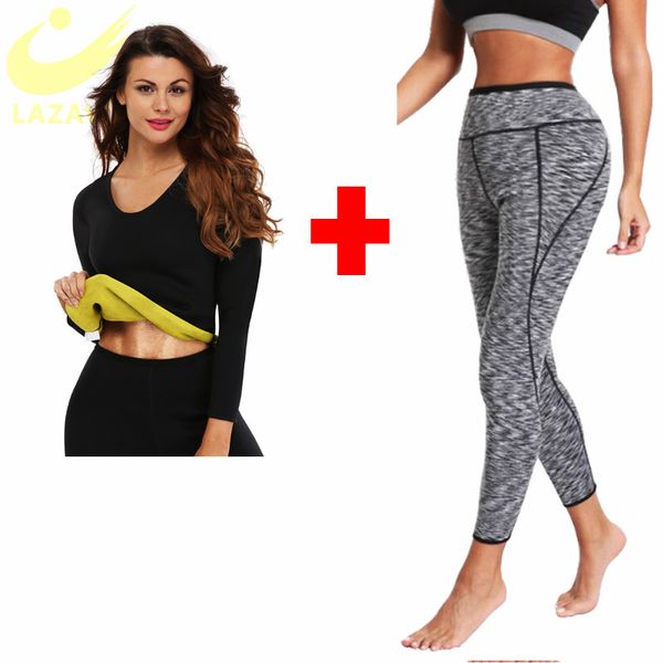 lazawg gym workout sets women thermo slimming sweat sauna pants neoprene slim legging shapers weight loss suits body, Black;white
lazawg gym workout sets women thermo slimming sweat sauna pants neoprene slim legging shapers weight loss suits body, Black;white