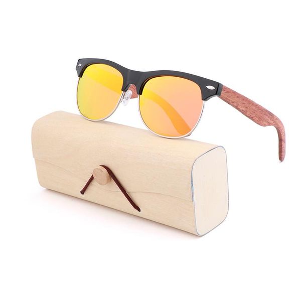sunglasses eyewear women polarized handmade natural wood glasses male with gift box, White;black
sunglasses eyewear women polarized handmade natural wood glasses male with gift box, White;black