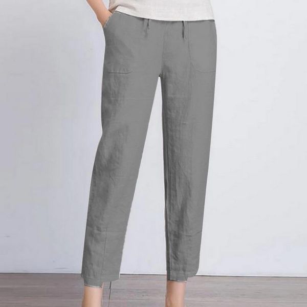 women's pants & capris 2021 spring summer autumn casual linen for women high waist light gray khaki red wine 2xl, Black;white
women's pants & capris 2021 spring summer autumn casual linen for women high waist light gray khaki red wine 2xl, Black;white