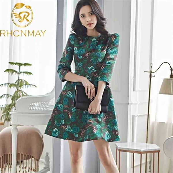 casual printed zipper women dress spring o-neck three quarter slim ladies es green high waist a-line 210506, Black;gray
casual printed zipper women dress spring o-neck three quarter slim ladies es green high waist a-line 210506, Black;gray