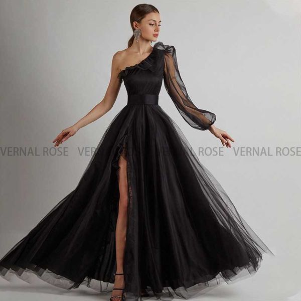 party dresses sparkly black one shoulder evening a line side split long formal gowns floor length for the girl dress, White;black
party dresses sparkly black one shoulder evening a line side split long formal gowns floor length for the girl dress, White;black