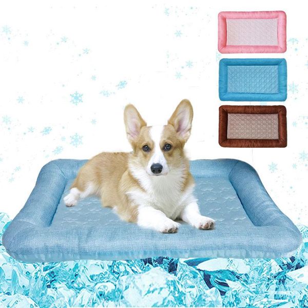 kennels & pens 2021 dog mat cooling summer pad for dogs cat blanket sofa breathable pet bed supplies
kennels & pens 2021 dog mat cooling summer pad for dogs cat blanket sofa breathable pet bed supplies