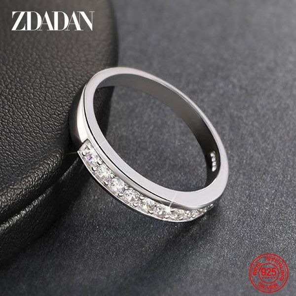 cluster rings zdadan 925 sterling silver single row diamond strip ring for women fashion party jewelry gift, Golden;silver
cluster rings zdadan 925 sterling silver single row diamond strip ring for women fashion party jewelry gift, Golden;silver