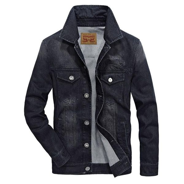 men's jackets urban classic denim fashion 2021 autumn cotton men casual jeans coats slim fit windbreaker outdoor cowboy streetwear, Black;brown
men's jackets urban classic denim fashion 2021 autumn cotton men casual jeans coats slim fit windbreaker outdoor cowboy streetwear, Black;brown