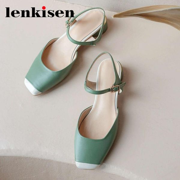 dress shoes lenkisen autumn limited customization genuine leather square toe med heel mixed colors special design beauty lady pumps l27, Black
dress shoes lenkisen autumn limited customization genuine leather square toe med heel mixed colors special design beauty lady pumps l27, Black