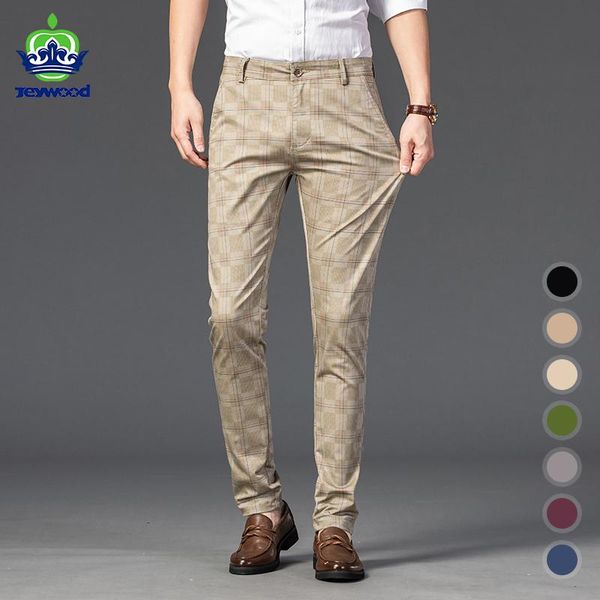 men's pants 7 color classic plaid casual 2021 luxury spring summer fashion business cotton stretch straight trousers male, Black
men's pants 7 color classic plaid casual 2021 luxury spring summer fashion business cotton stretch straight trousers male, Black