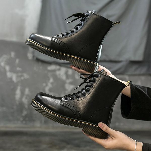 boots net red women 2021 british style mid-tube short female eight-hole paint motorcycle, Black
boots net red women 2021 british style mid-tube short female eight-hole paint motorcycle, Black