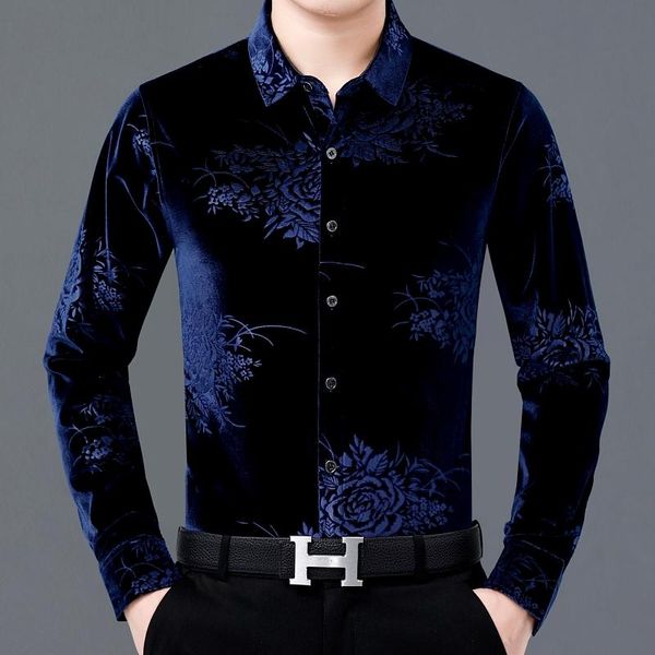 men's casual shirts flower pattern carved fashion high-end long sleeve shirt autumn high-quality velvet soft comfortable luxury men, White;black
men's casual shirts flower pattern carved fashion high-end long sleeve shirt autumn high-quality velvet soft comfortable luxury men, White;black
