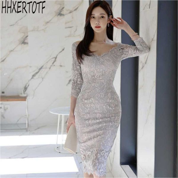 summer women's elegant ol lace dress slim bodycon sheath pencil dresses vestidos 210531, Black;gray
summer women's elegant ol lace dress slim bodycon sheath pencil dresses vestidos 210531, Black;gray