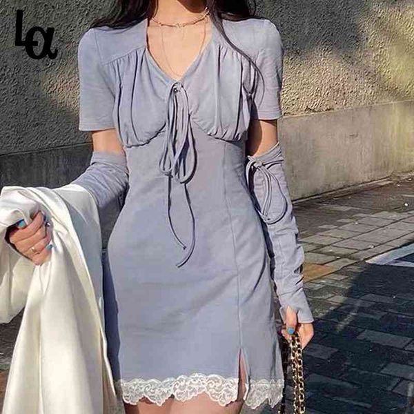 korean style mini dress women bandage design v-neck drses female short sleeve party elegant office lady summer 210519, Black;gray
korean style mini dress women bandage design v-neck drses female short sleeve party elegant office lady summer 210519, Black;gray