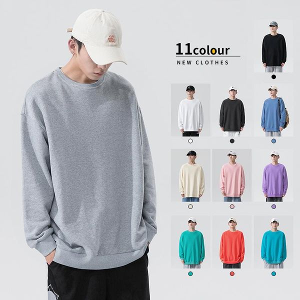 men's hoodies & sweatshirts men women streetwear pullovers sweatshirt boys girls pure color trend hoodie loose round neck long armban, Black
men's hoodies & sweatshirts men women streetwear pullovers sweatshirt boys girls pure color trend hoodie loose round neck long armban, Black