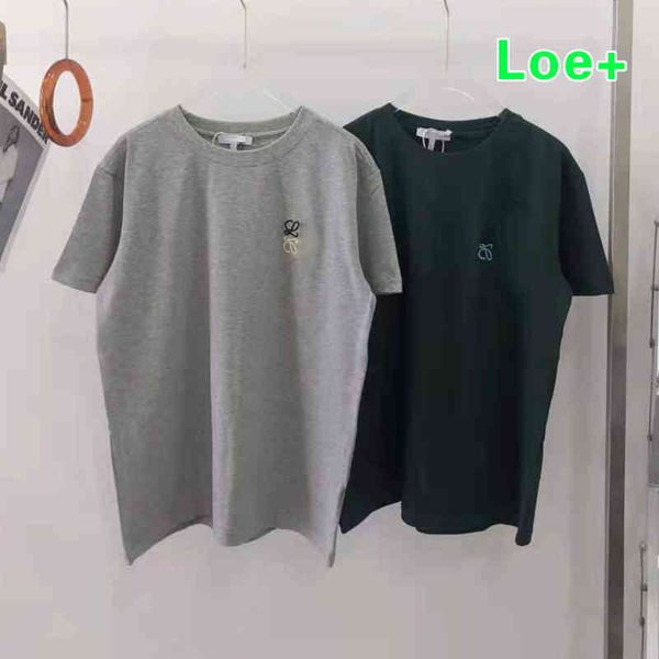 2022 factory wholesale new fashion loe + contrast embroidery knot simple loose round neck couple basic t-shirt short sleeve, White
2022 factory wholesale new fashion loe + contrast embroidery knot simple loose round neck couple basic t-shirt short sleeve, White