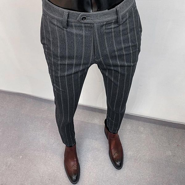 men's suits & blazers men striped suit pants 2021 autumn slim fit dress formal business office groom wedding trousers 28-36, White;black
men's suits & blazers men striped suit pants 2021 autumn slim fit dress formal business office groom wedding trousers 28-36, White;black