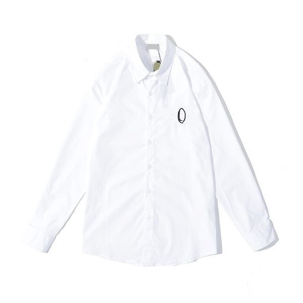 autumn fashion mens casual shirts embroidered letter printed black and white shirt breathable womens clothes couples dress, White;black
autumn fashion mens casual shirts embroidered letter printed black and white shirt breathable womens clothes couples dress, White;black