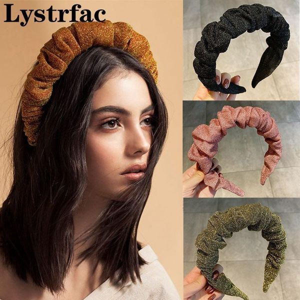lystrfac bright glitter scrunchy headband for women girls volume wave fold hairband simple wide ladies hair accessories1
lystrfac bright glitter scrunchy headband for women girls volume wave fold hairband simple wide ladies hair accessories1