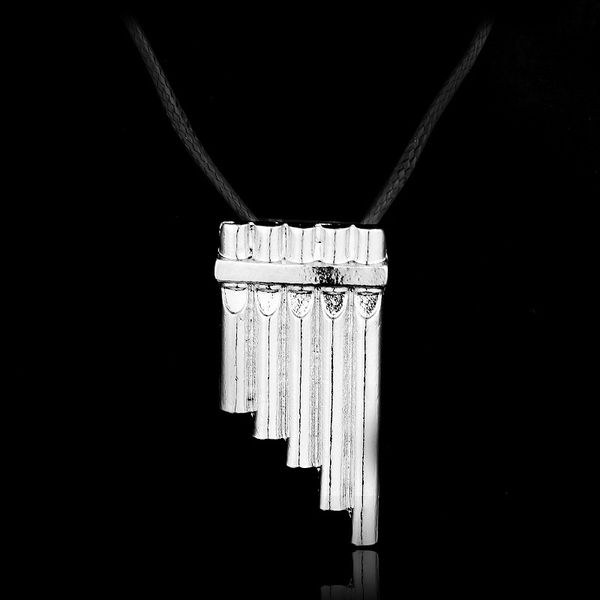 bagpipe style design metal necklace with pendant fashion casual gift anniversary party, Silver
bagpipe style design metal necklace with pendant fashion casual gift anniversary party, Silver