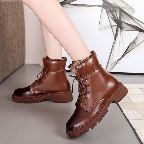 boots women ankle winter shoes woman snow female ladies fur fashion warm plush pu leather lace up non slip, Black
boots women ankle winter shoes woman snow female ladies fur fashion warm plush pu leather lace up non slip, Black
