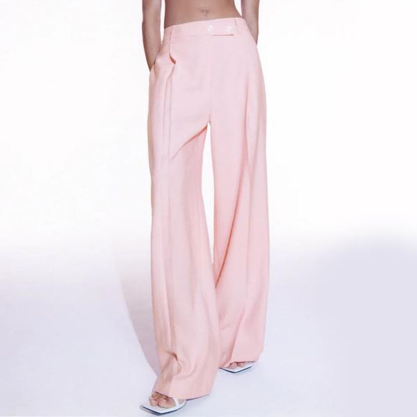 women's pants & capris for womens wide leg middle waist comfortable casual wear solid pink soft spring summer fashion work long, Black;white
women's pants & capris for womens wide leg middle waist comfortable casual wear solid pink soft spring summer fashion work long, Black;white