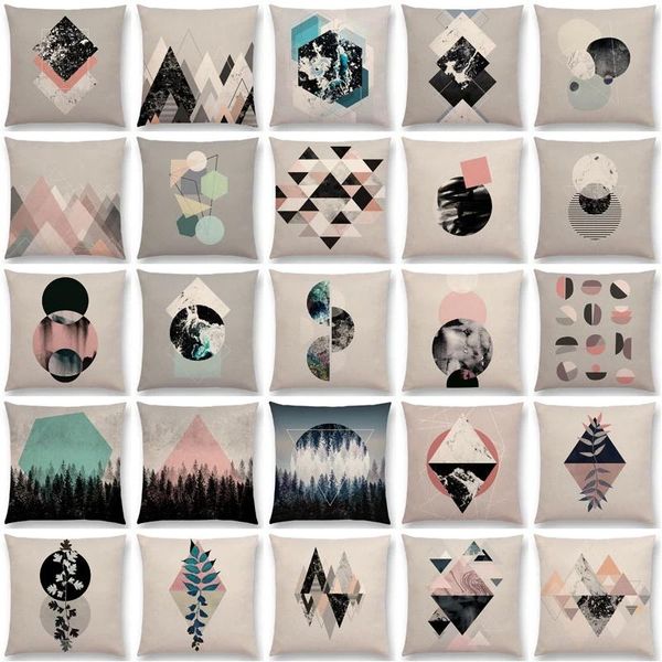 cushion/decorative pillow geometric textures graphic minimalism prints magical forest cushion cover throw home decor sofa 45x45cm polyester
cushion/decorative pillow geometric textures graphic minimalism prints magical forest cushion cover throw home decor sofa 45x45cm polyester