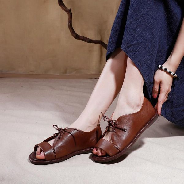 genuine leather lace up female sandals peep toe casual ladies shoes flats 2021 summer gladiator flat for woman, Black
genuine leather lace up female sandals peep toe casual ladies shoes flats 2021 summer gladiator flat for woman, Black