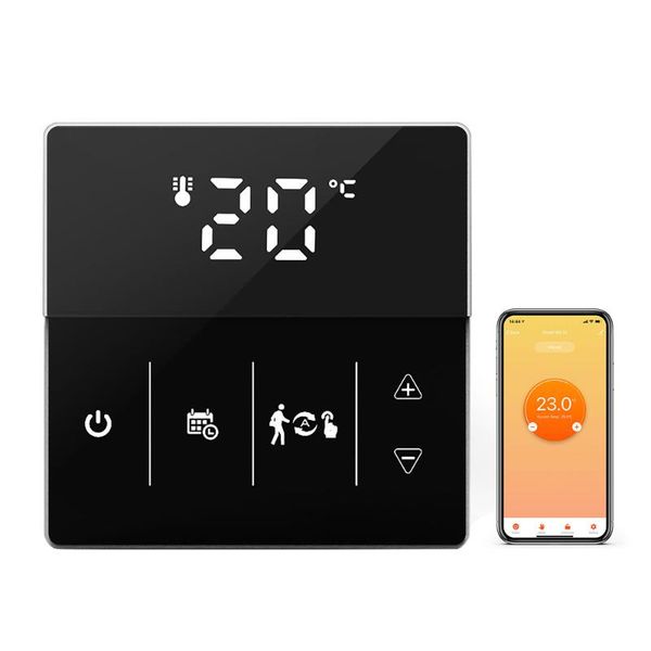 smart home control wi-fi thermostat 3a temperature controller touch screen for gas boiler heating & water app/voice
smart home control wi-fi thermostat 3a temperature controller touch screen for gas boiler heating & water app/voice