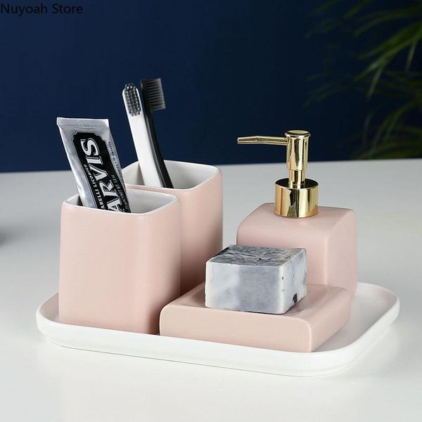 pink square bathroom accessories decoration lotion bottle mouthwash cup toothbrush holder kit bath accessory set
pink square bathroom accessories decoration lotion bottle mouthwash cup toothbrush holder kit bath accessory set