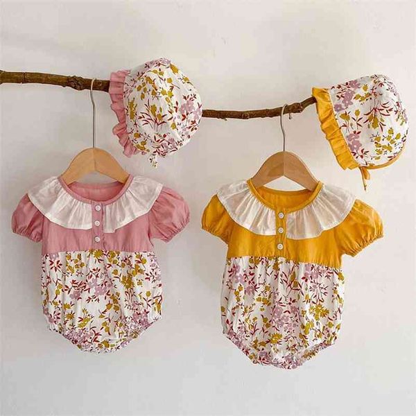 0-3yrs summer infant baby jumpsuits girls short sleeve floral clothes clothing rompers 210521, Blue
0-3yrs summer infant baby jumpsuits girls short sleeve floral clothes clothing rompers 210521, Blue