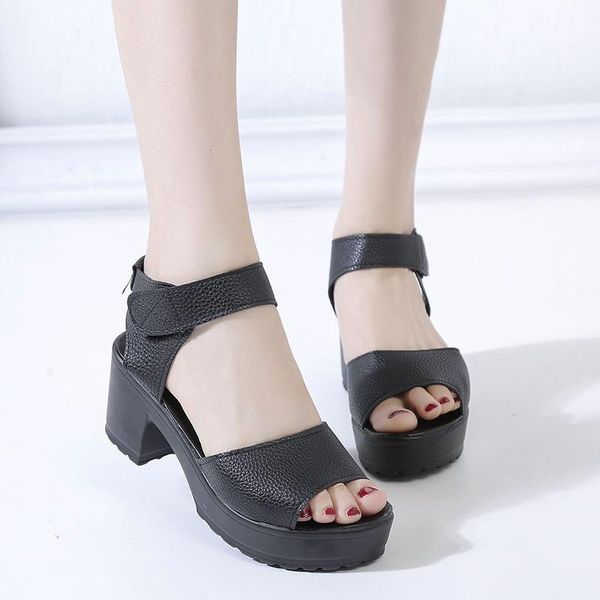 shoes woman 2021 summer sandal high-heeled thick heel open toe platform sandals white dress, Black
shoes woman 2021 summer sandal high-heeled thick heel open toe platform sandals white dress, Black