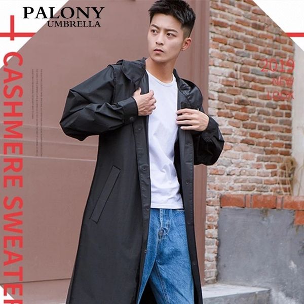 long men raincoat clothes eva mantle waterproof rain coat travel hooded raincoats outdoor, Black
long men raincoat clothes eva mantle waterproof rain coat travel hooded raincoats outdoor, Black