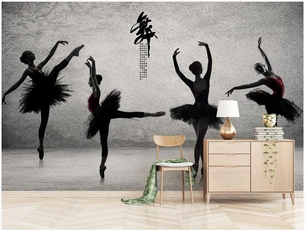 3d po wallpaper custom mural modern dance studio ballet yoga home decor wall murals in the living room wallpapers
3d po wallpaper custom mural modern dance studio ballet yoga home decor wall murals in the living room wallpapers