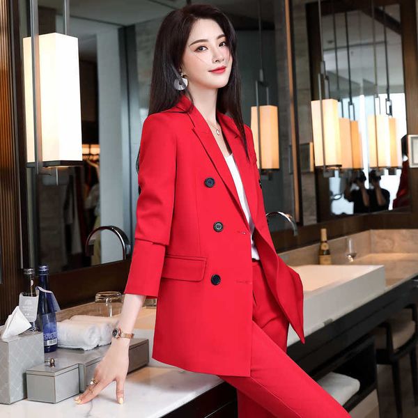 long sleeve formal professional women business suits elegant red autumn winter ol styles ladies pantsuits female blazers set 210927, White;black
long sleeve formal professional women business suits elegant red autumn winter ol styles ladies pantsuits female blazers set 210927, White;black