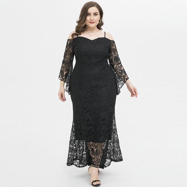 plus size dresses 2021 autumn black lace party dress woman strapless long sleeve hollow out floral evening women clothing
plus size dresses 2021 autumn black lace party dress woman strapless long sleeve hollow out floral evening women clothing