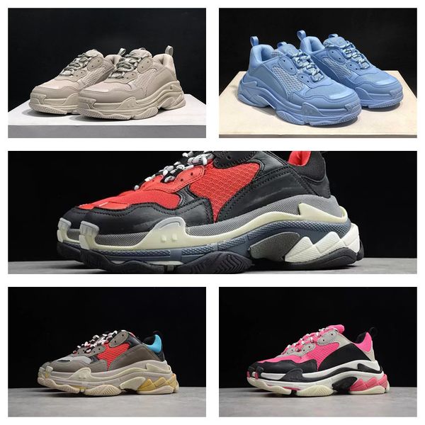 2021 sole triple s platform designer casual sports shoes 17fw paris for mens womens vintage old dad sneakers fashion trainers 35-45, Black
2021 sole triple s platform designer casual sports shoes 17fw paris for mens womens vintage old dad sneakers fashion trainers 35-45, Black