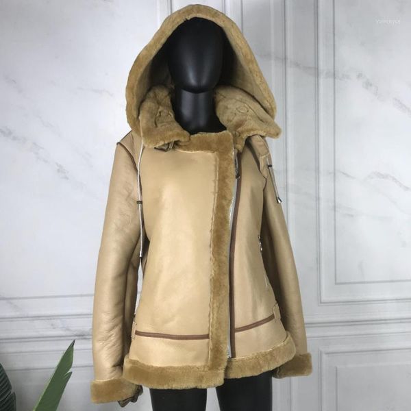 women's fur & faux coats jackets real sheepskin biker jacket 2021 autumn winter women casual fashion, Black
women's fur & faux coats jackets real sheepskin biker jacket 2021 autumn winter women casual fashion, Black