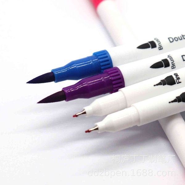 painting pens color brush set, double head line marker, art black water pen, children's marker supermarket, Black;red
painting pens color brush set, double head line marker, art black water pen, children's marker supermarket, Black;red