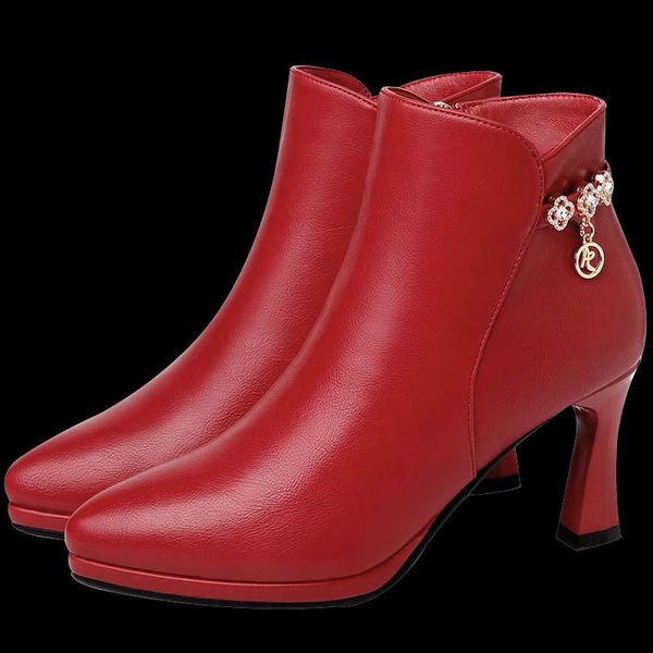 boots spring ladies shoes fashion pointed toe thick heel short side zipper solid color waterproof platform women, Black
boots spring ladies shoes fashion pointed toe thick heel short side zipper solid color waterproof platform women, Black