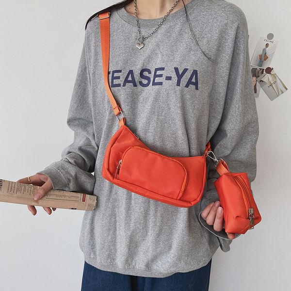 2021 korean fashion pure color simple casual nylon bag ins students trendy style ulzzang diagonal handbag female 2 in 1
2021 korean fashion pure color simple casual nylon bag ins students trendy style ulzzang diagonal handbag female 2 in 1