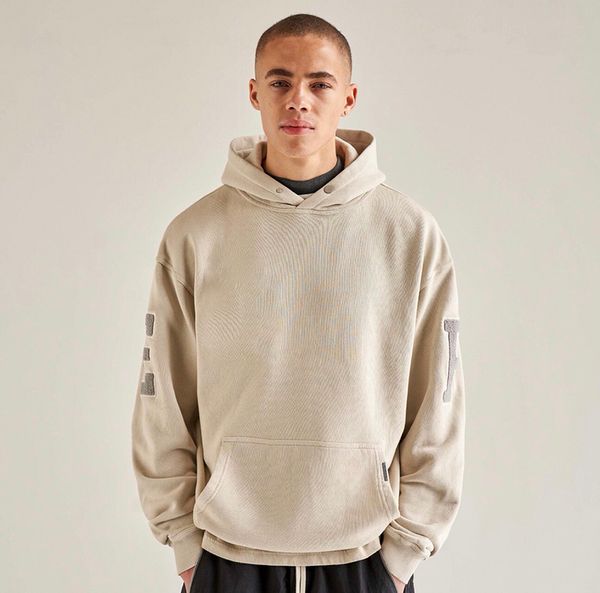 21fw rep vintage washed hooded sweatshirt men women stitching pullover letter towel embroidery classic street fashion autumn winter sweater, Black
21fw rep vintage washed hooded sweatshirt men women stitching pullover letter towel embroidery classic street fashion autumn winter sweater, Black