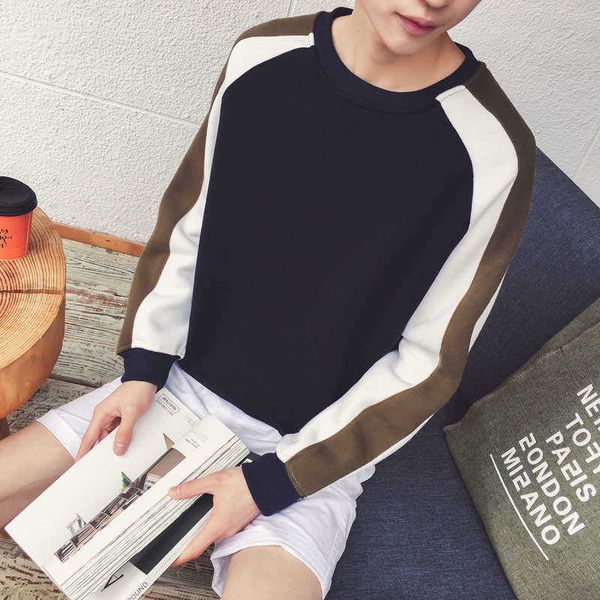 tracksuits autumn and men's winter pullover sports large round neck solid color sweater casual loose top, Gray
tracksuits autumn and men's winter pullover sports large round neck solid color sweater casual loose top, Gray
