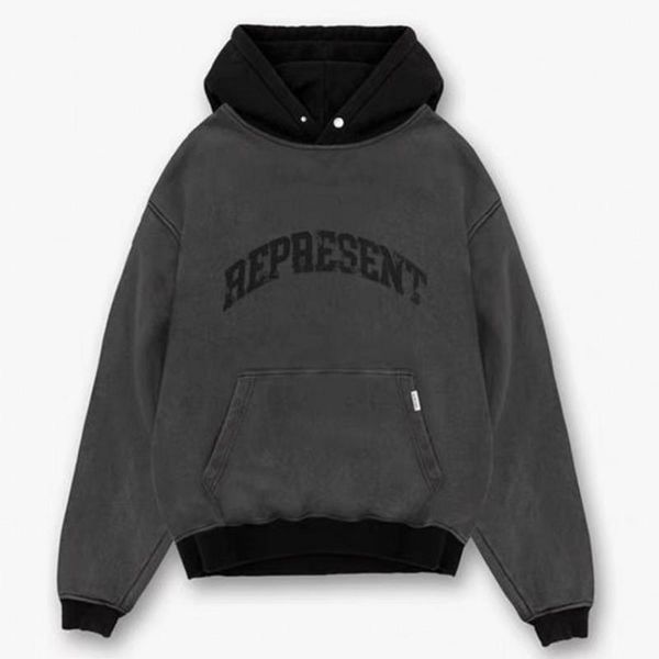 men's hoodies & sweatshirts nice washed letter logo printing hoodie patchwork represent hooded men women 1:1 pullover, Black
men's hoodies & sweatshirts nice washed letter logo printing hoodie patchwork represent hooded men women 1:1 pullover, Black