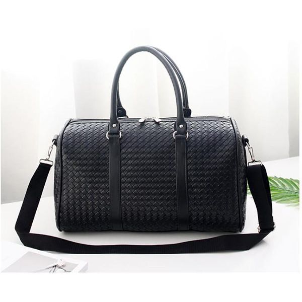 mens travel duffle bags pu leather weaven fashion handbags large capacity multifunction waterproof zipper business luggage duffel
mens travel duffle bags pu leather weaven fashion handbags large capacity multifunction waterproof zipper business luggage duffel