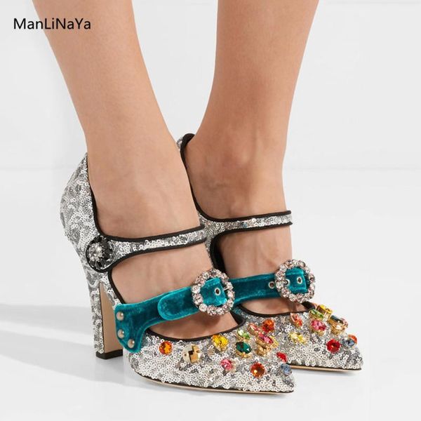 design glitter crystal women pumps fashion runway pointed toe bling wedding shoes two belt female mary janes dress, Black
design glitter crystal women pumps fashion runway pointed toe bling wedding shoes two belt female mary janes dress, Black