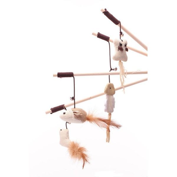 cat toys tease wand pet natural wooden rod cats interactive exercise for solving boredom supplies
cat toys tease wand pet natural wooden rod cats interactive exercise for solving boredom supplies
