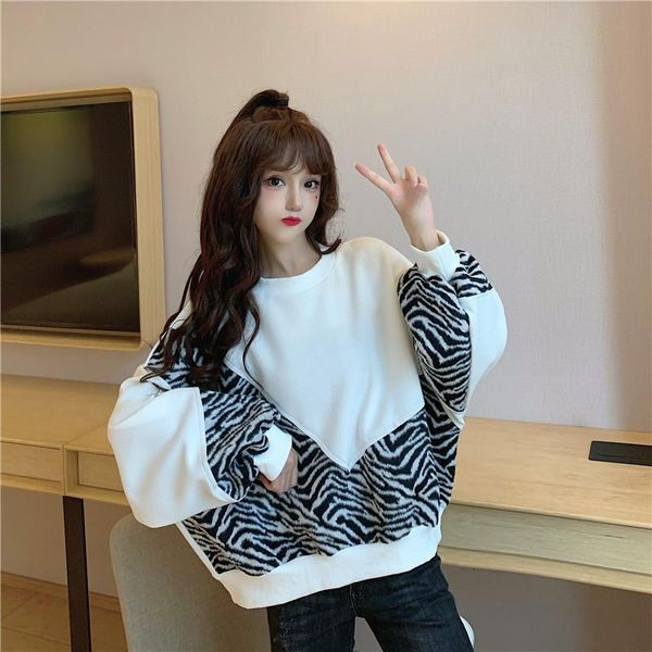 korean loose patchwork sweatshirt women autumn winter clothes fashion o-neck long sleeve hoodies female ins hipster streetwear women's, Black
korean loose patchwork sweatshirt women autumn winter clothes fashion o-neck long sleeve hoodies female ins hipster streetwear women's, Black