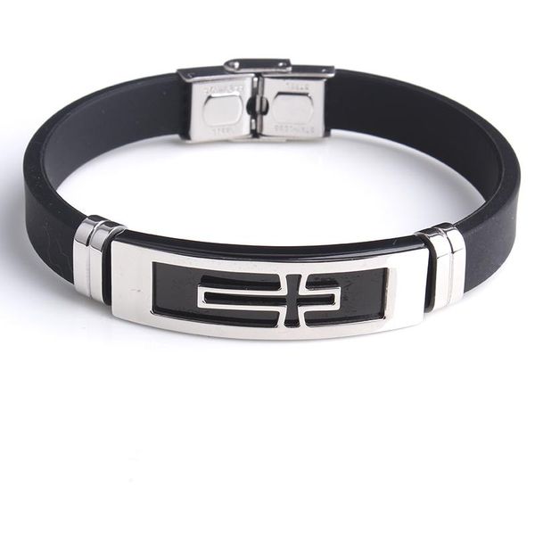 charm bracelets cross silicone 316l stainless steel for men, Golden;silver
charm bracelets cross silicone 316l stainless steel for men, Golden;silver