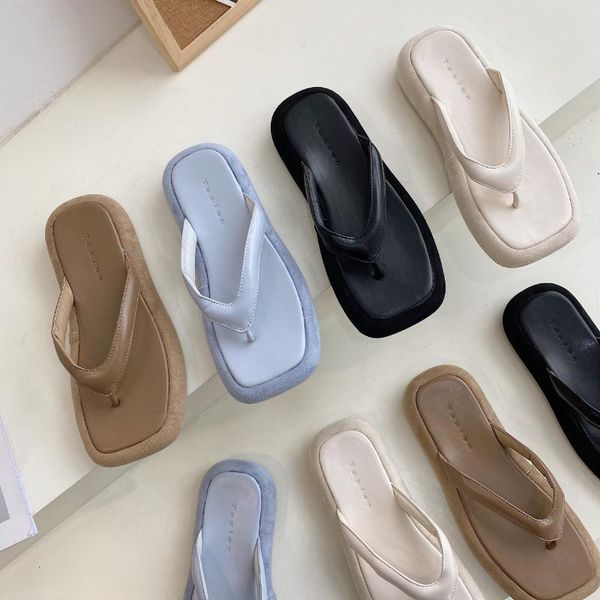 women platform slippers 2021 fashion thick bottom flip flops bread design summer open toe outdoor casual shoes, Black
women platform slippers 2021 fashion thick bottom flip flops bread design summer open toe outdoor casual shoes, Black
