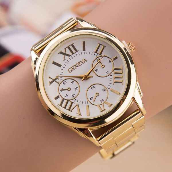 2021 brand 3 eyes gold geneva casual quartz clock women stainless steel s relogio feminino dames purchase, Slivery;brown
2021 brand 3 eyes gold geneva casual quartz clock women stainless steel s relogio feminino dames purchase, Slivery;brown