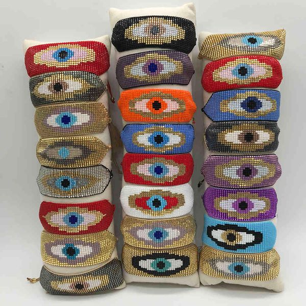 bluestar evil miyuki bracelet for women turkish eye pulseras handmade woven armband, Golden;silver
bluestar evil miyuki bracelet for women turkish eye pulseras handmade woven armband, Golden;silver